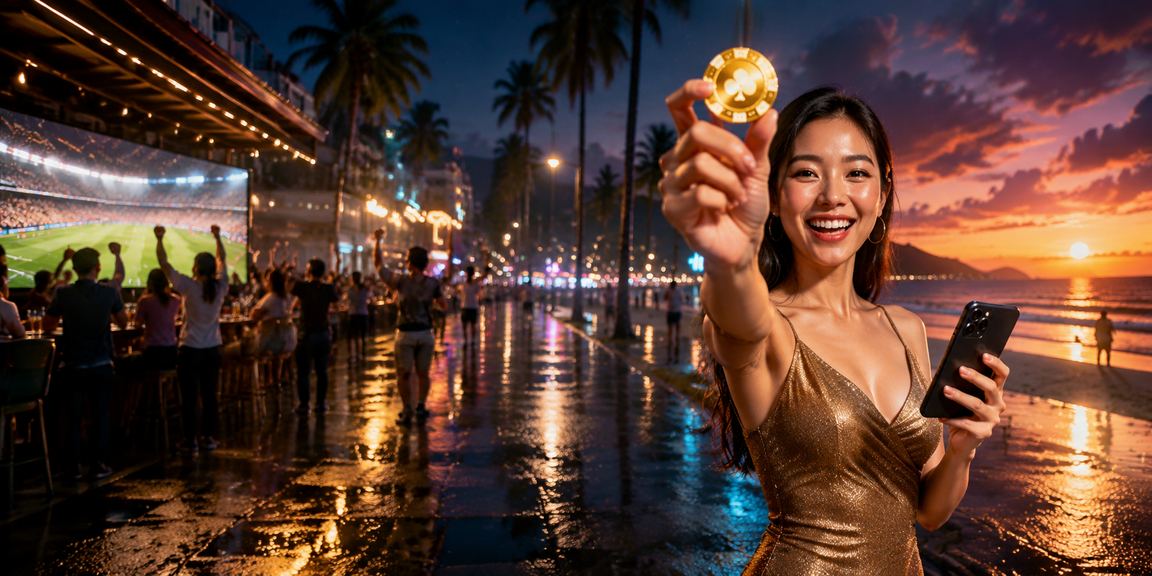 Người chơi casino trên điện thoại tại Phú Quốc