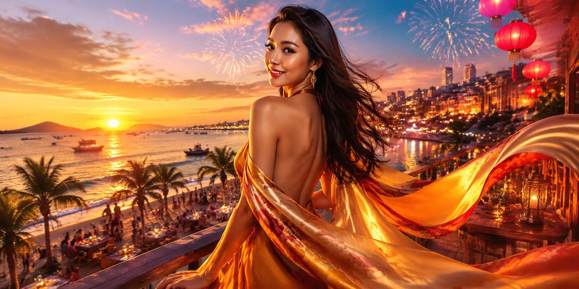 Người chơi đặt cược thể thao và casino tại bãi biển Sài Gòn về đêm
